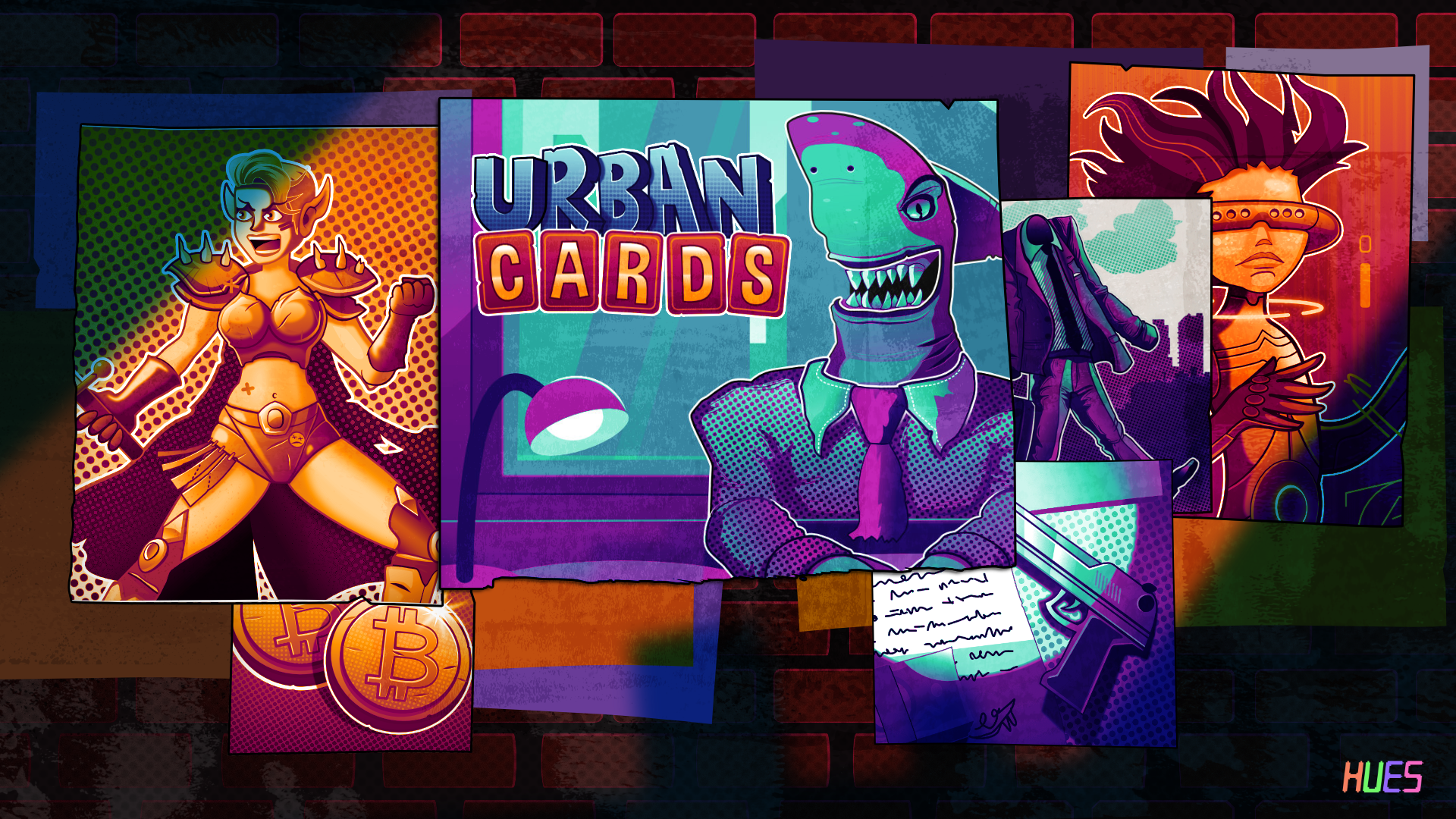 Read more about the article Defeat greedy sharks and cyborg DJs in Urban Cards